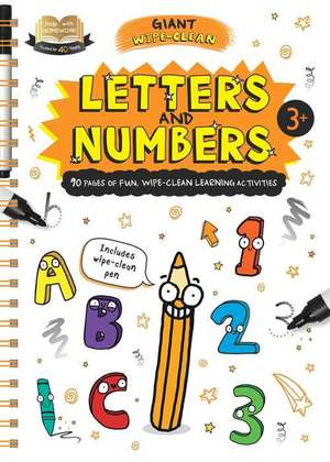 Help with Homework Letters & Numbers-Giant Wipe-Clean Learning Activities Book de Igloobooks