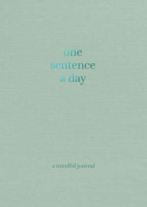 One Sentence a Day de Quadrille