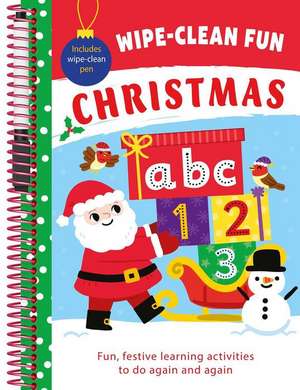 Wipe-Clean Fun: Christmas: Fun Learning Activities with Wipe-Clean Pen de Igloobooks