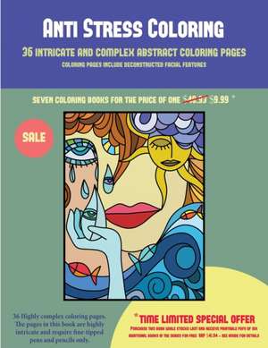 Anti Stress coloring (36 intricate and complex abstract coloring pages) de James Manning