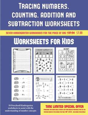 Worksheets for Kids (Tracing numbers, counting, addition and subtraction) de James Manning