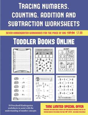 Toddler Books Online (Tracing numbers, counting, addition and subtraction) de James Manning