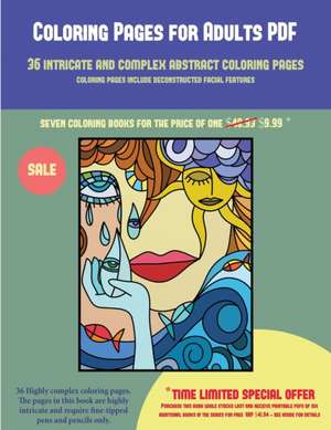 Coloring Pages for Adults PDF (36 intricate and complex abstract coloring pages) de James Manning