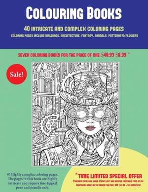 Colouring Books (40 Complex and Intricate Coloring Pages) de James Manning