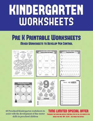 Pre K Printable Worksheets de James Manning