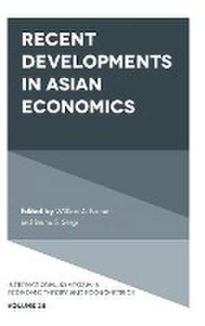 Recent Developments in Asian Economics de William A. Barnett