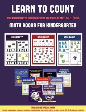 Math Books for Kindergarten (Learn to count for preschoolers) de James Manning