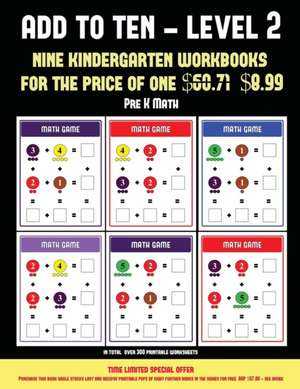 Pre K Math (Add to Ten - Level 2) de James Manning