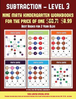 Best Books for 2 Year Olds (Kindergarten Subtraction/Taking Away Level 3) de James Manning