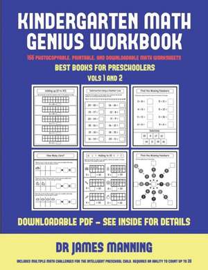 Best Books for Preschoolers (Kindergarten Math Genius) de James Manning