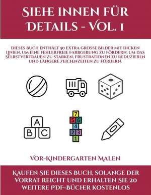 Vor-Kindergarten Malen (Siehe innen für Details - Vol. 1) de Jessica Windham