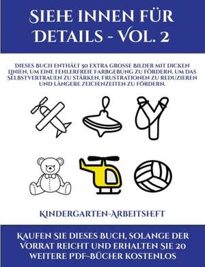 Kindergarten-Arbeitsheft (Siehe innen für Details - Vol. 2) de Jessica Windham