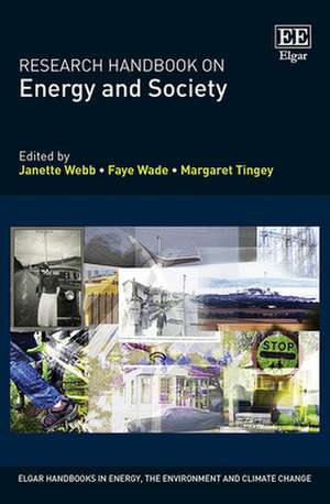 Research Handbook on Energy and Society de Janette Webb