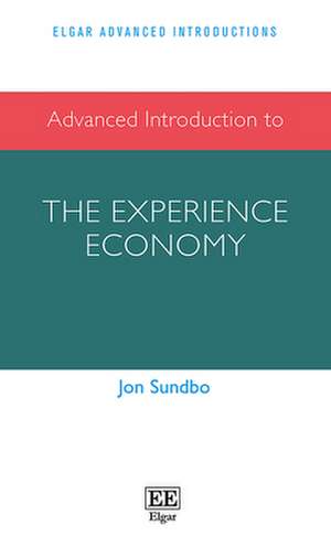 Advanced Introduction to the Experience Economy de Jon Sundbo