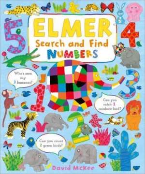 Elmer Search and Find Numbers de David McKee