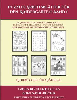 Lehrbücher für 5-Jährige (Puzzles Arbeitsblätter für den Kindergarten de Jessica Windham