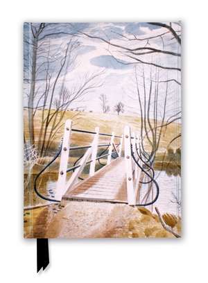 Eric Ravilious: Iron Bridge at Ewenbridge (Foiled Journal) de Flame Tree Studio