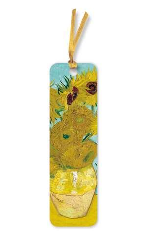 Vincent van Gogh: Vase with Sunflowers Bookmarks (pack of 10) de Flame Tree Studio