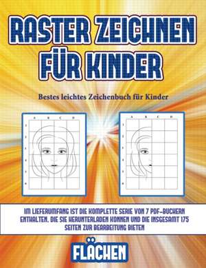 Bestes leichtes Zeichenbuch für Kinder (Raster zeichnen für Kinder - Flächen) de James Manning