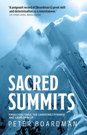 Sacred Summits de Peter Boardman