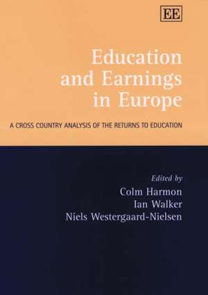 Education and Earnings in Europe – A Cross Country Analysis of the Returns to Education de Colm Harmon