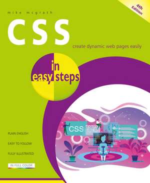 CSS in Easy Steps de Mike McGrath