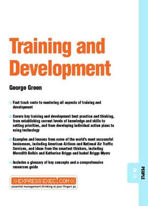 Training & Development – People 09.10 de G Green