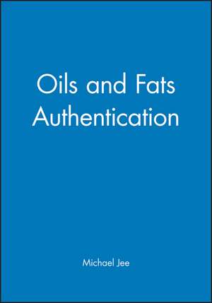 Oils and Fats Authentication de M Jee