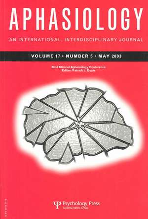 32nd Annual Clinical Aphasiology Conference: A Special Issue of Aphasiology de Patrick Doyle