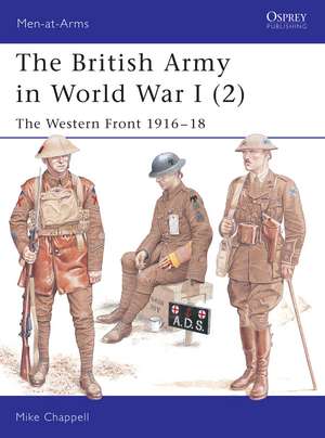 The British Army in World War I (2): The Western Front 1916–18 de Mike Chappell