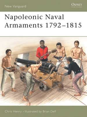 Napoleonic Naval Armaments 1792 1815: The Army of the Orient de Chris Henry