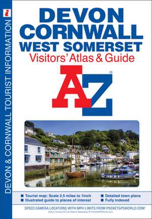 Devon, Cornwall & West Somerset A-Z Visitors' Atlas de Geographers' A-Z Map Co Ltd