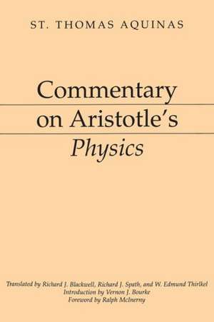 Commentary On Aristotle's Physics