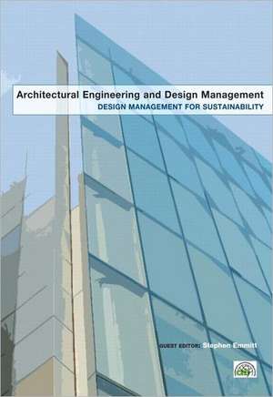 Design Management for Sustainability de Stephen Emmitt