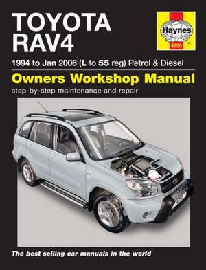 Toyota RAV4 Repair Manual: Toyota RAV4 Petrol & Diesel (94 - Jan 06) L to 55