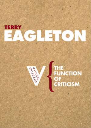 The Function of Criticism de Terry Eagleton