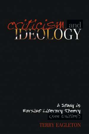 Criticism and Ideology de Terry Eagleton