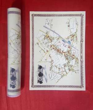 Erdington Village 1884 - Old Map Supplied Rolled in a Clear Two Part Presentation Tube - Print Size 45cm x 32cm de Mapseeker Publishing