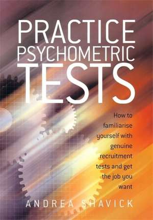 Practice Psychometric Tests de Andrea Shavick