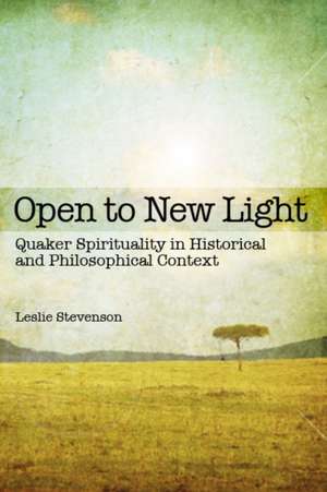 Open to New Light de Leslie Stevenson