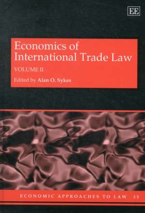 Economics of International Trade Law de Alan O. Sykes