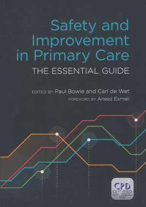 Safety and Improvement in Primary Care: The Essential Guide de Paul Bowie