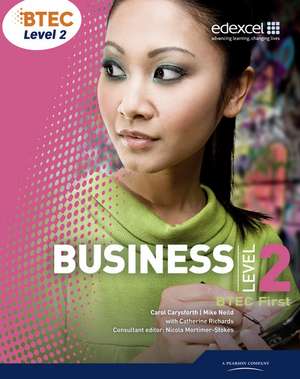 BTEC First Business Student Book de Carol Carysforth