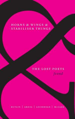 Horns & Wings & Stabiliser Things de Andrew Greig