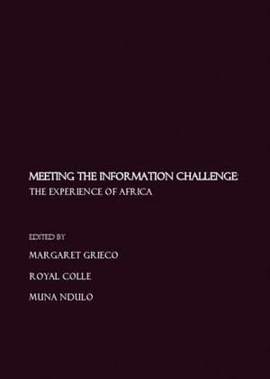 Meeting the Information Challenge: The Experience of Africa de Royal Colle