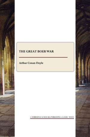 The Great Boer War de Arthur Conan Doyle