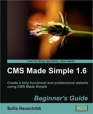 CMS Made Simple 1.6 de Sofia Hauschildt