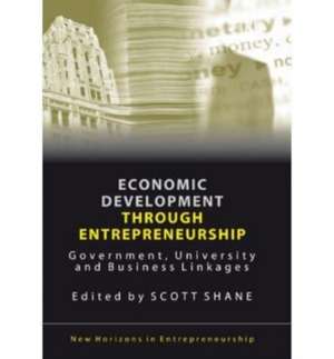 Economic Development Through Entrepreneurship – Government, University and Business Linkages de Scott Shane