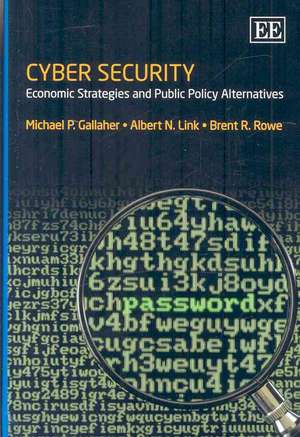 Cyber Security – Economic Strategies and Public Policy Alternatives de Michael P. Gallaher