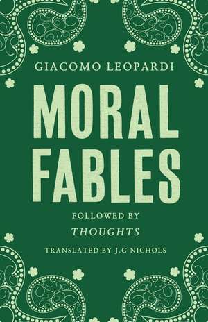 Moral Fables de Giacomo Leopardi